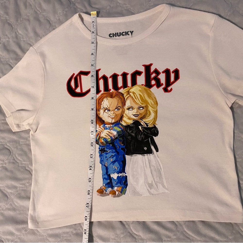 Chucky Women’s Baby Tee - Picture 4 of 4
